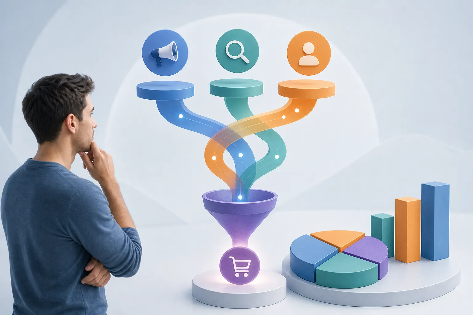Атрибуция по данным ga4 &mdash; Предметный кадр статьи, пригодный для страницы материала и карточки блогового каталога
